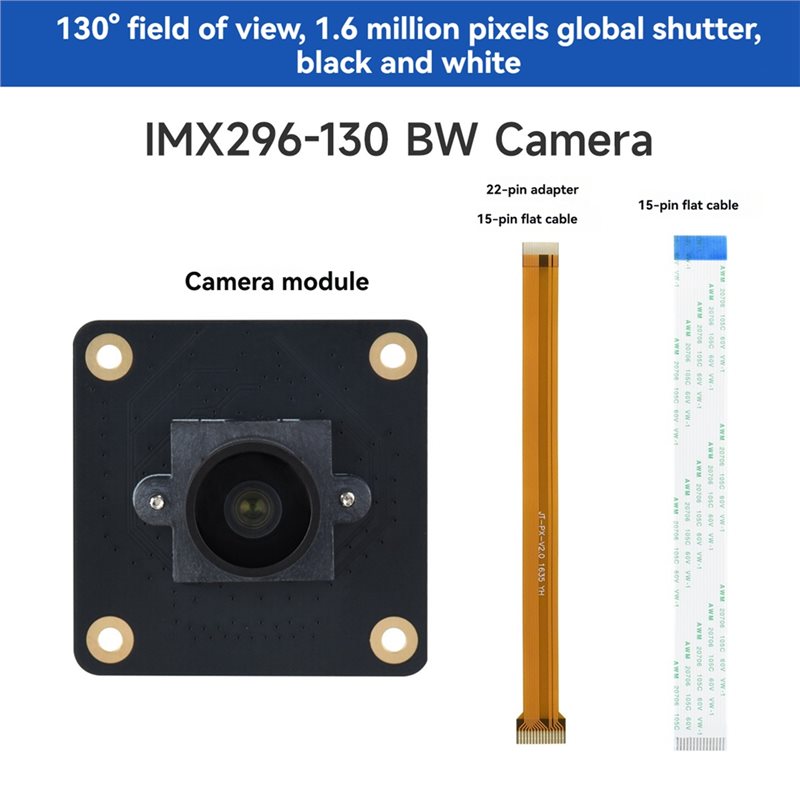 B29C-IMX296 1456X1088 1,6MP BW – Raspberry Pi Global Shutter Camera Imx296 Bewertung und Preis